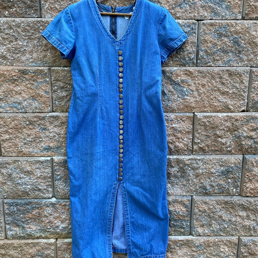 Vintage Sunshine Starshine Denim Dress